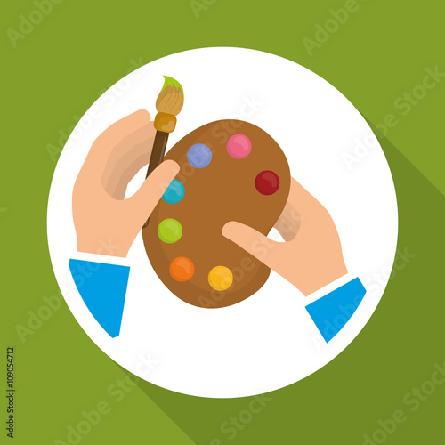 Flat illustration of Back to School design 