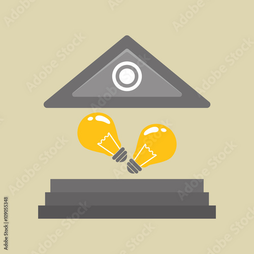 Flat illustration of Back to School design 