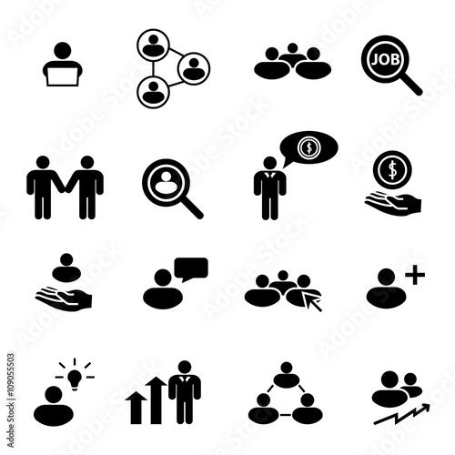 Job icons set