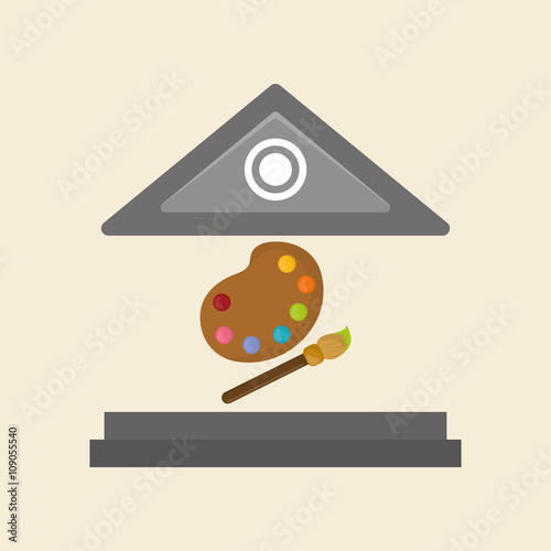 Flat illustration of Back to School design 
