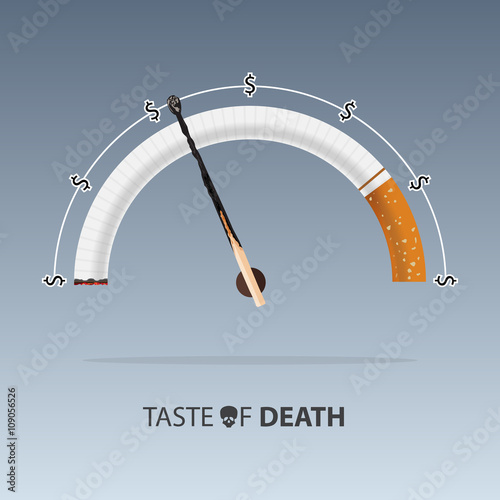 May 31st World No Tobacco Day. Diseases of cigarette. Vector. Illustration.
