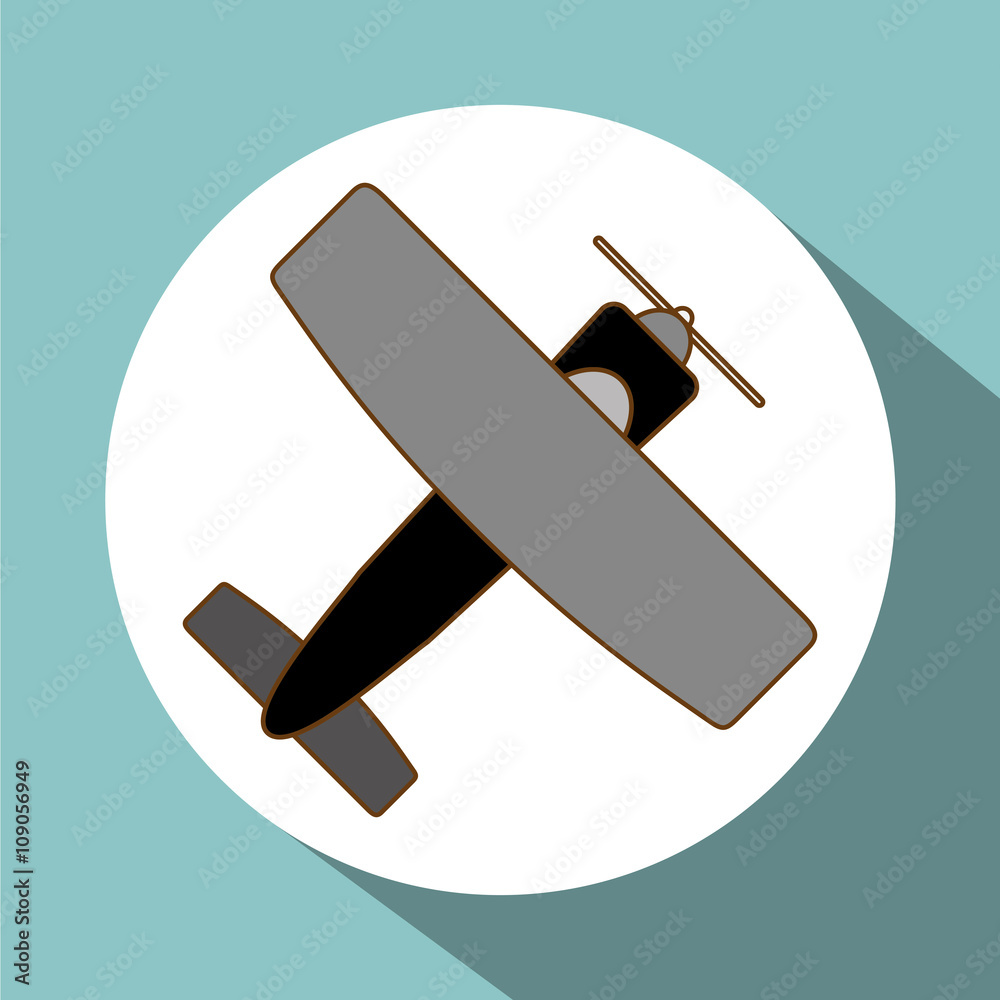 Airplane illustration design, editable vector Airplane illustration design, editable vector
