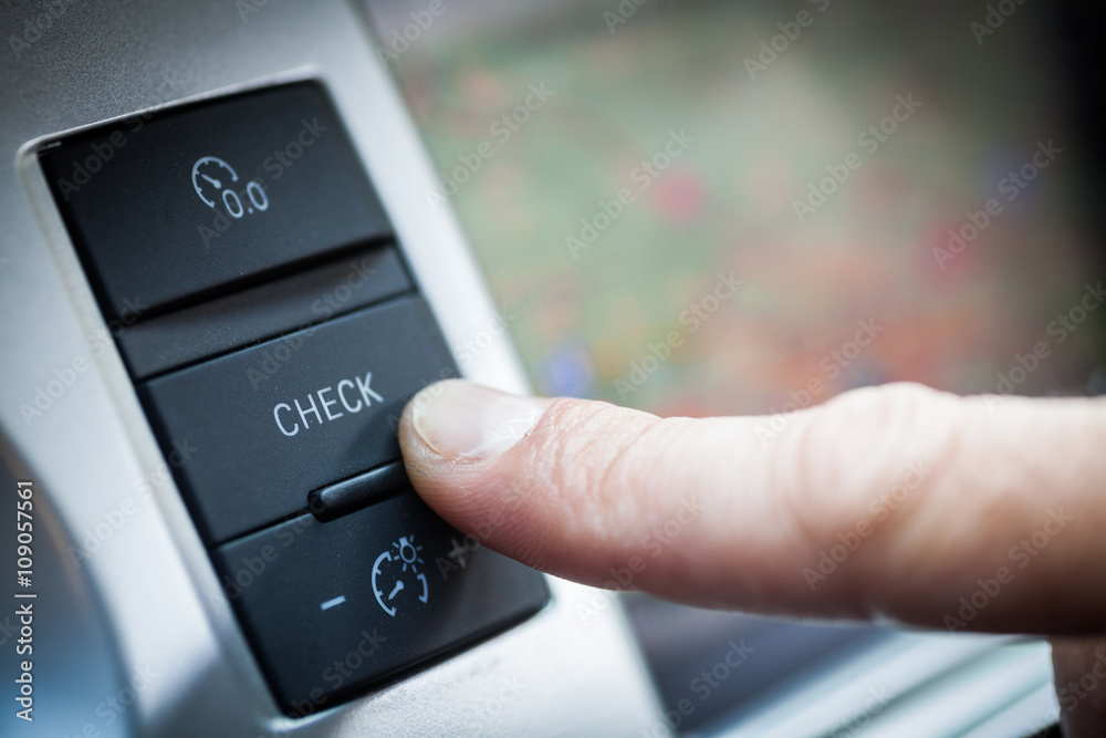 Car check button Car check button
