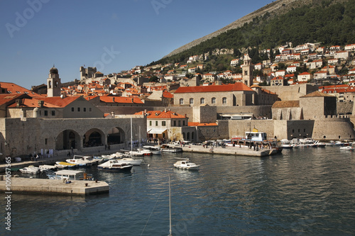 Port in Dubrovnik. Croatia
