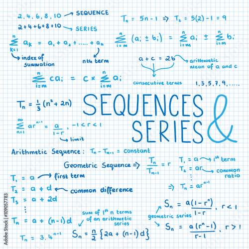 Sketch Notes SEQUENCES   SERIES  MATH 