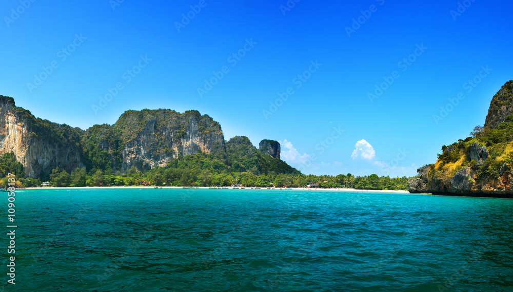 Fototapeta premium Railay is situated at Krabi province, Thailand.