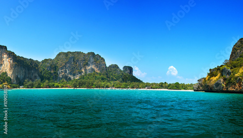 Railay is situated at Krabi province, Thailand.