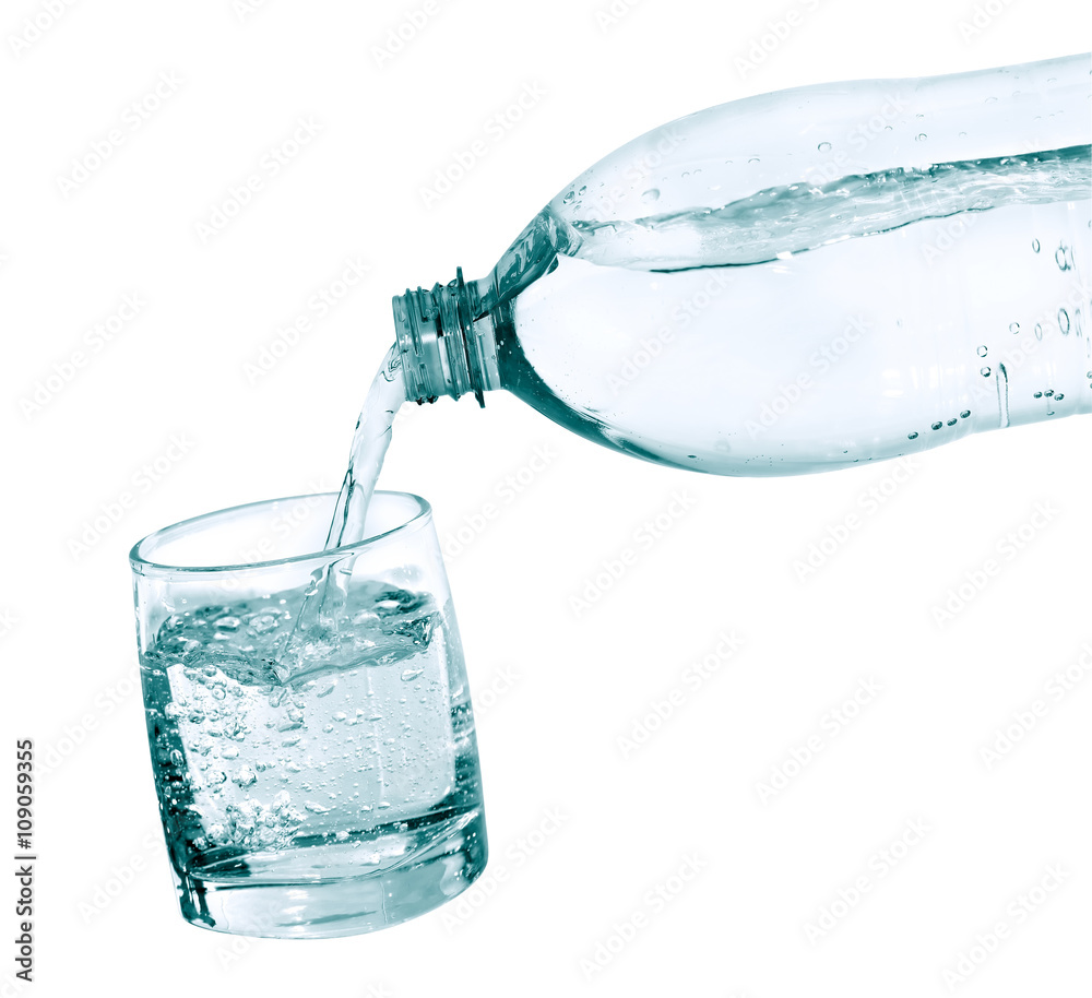 Mineral Water On White Mineral Water On White