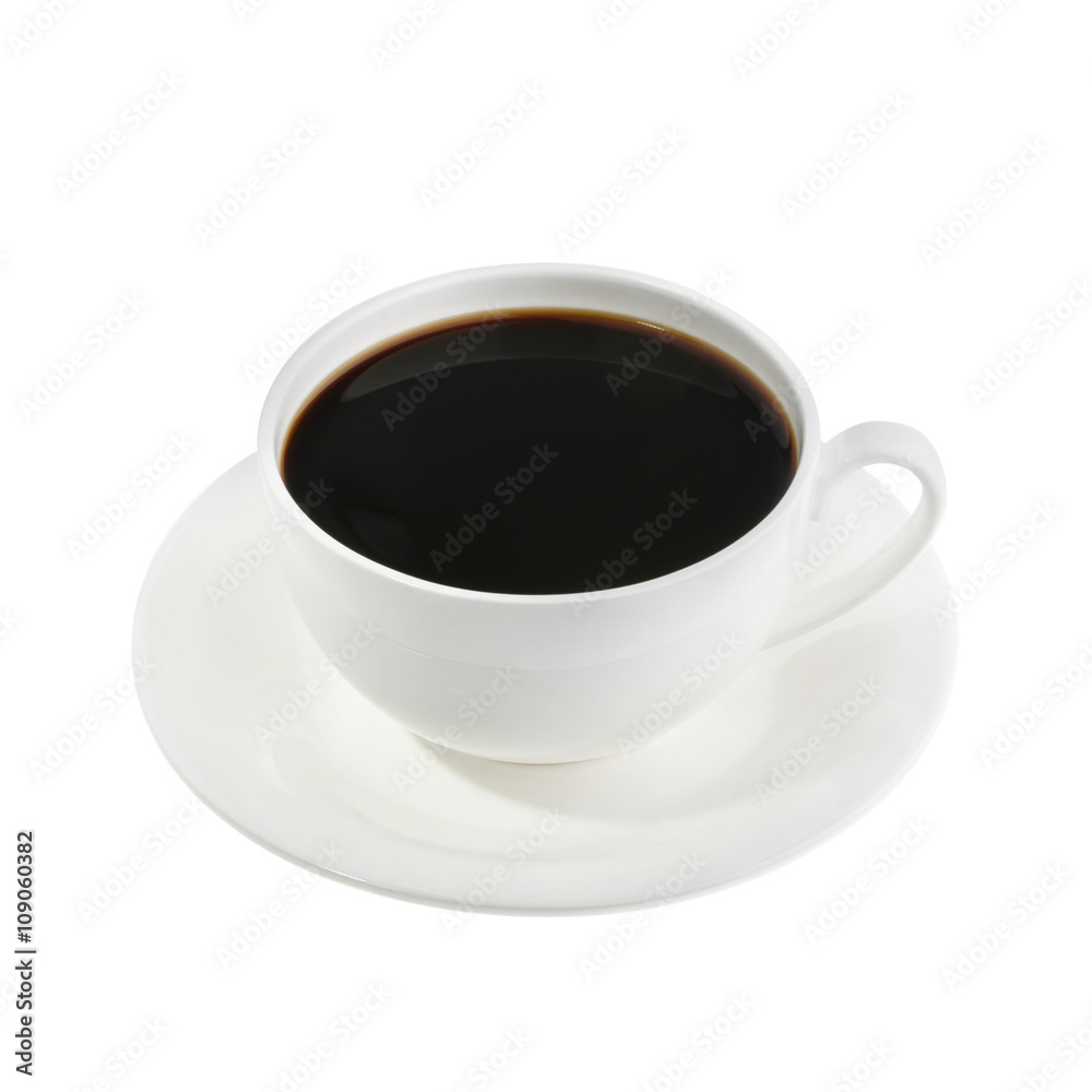 cup of coffee isolated. without shadow. clipping path cup of coffee isolated. without shadow. clipping path