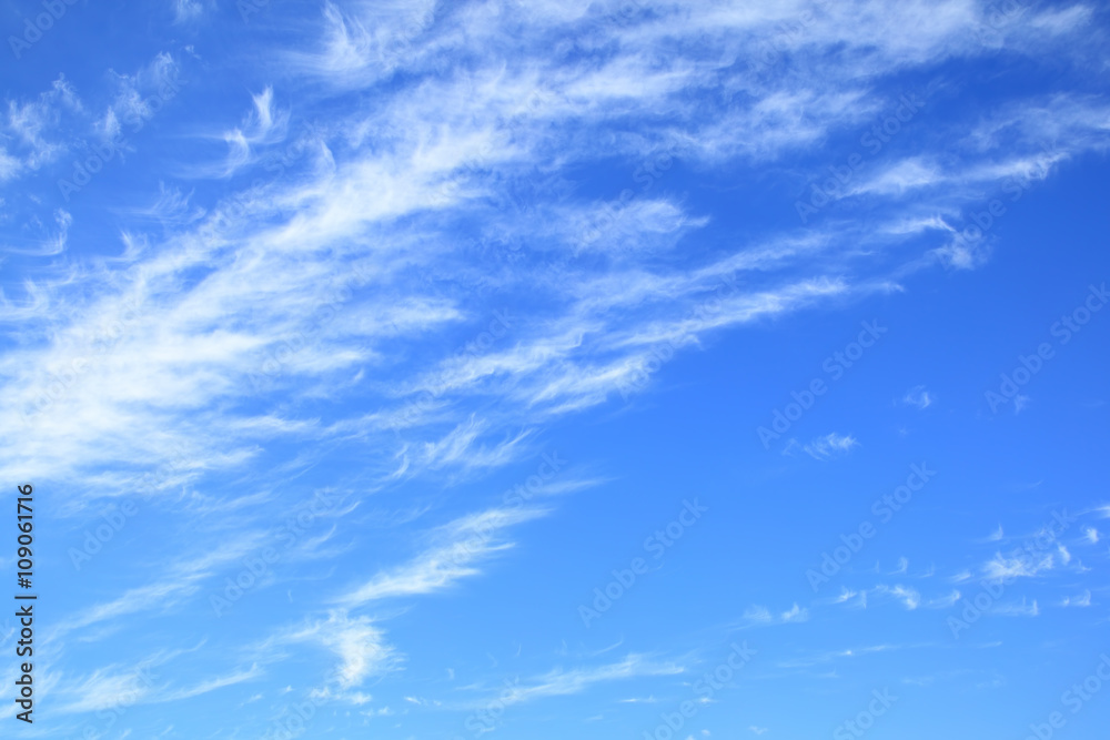 Blue sky with clouds