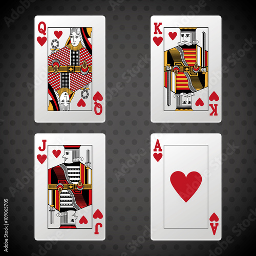 Poker design, cards and game concept ,, casino games