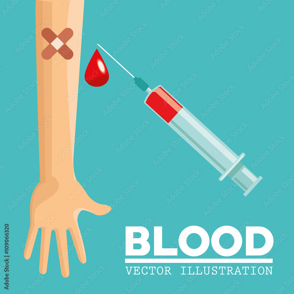 Blood donation design, medical and healthcare concept Blood donation design, medical and healthcare concept