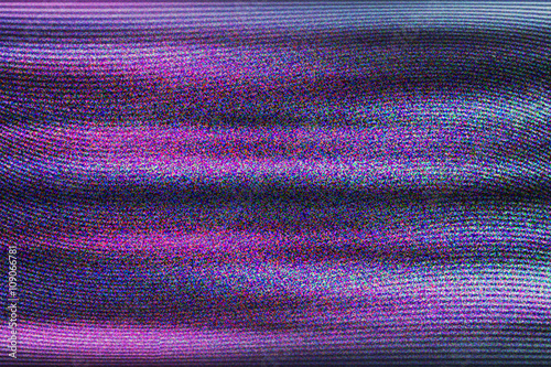 VHS Glitch Violet Texture photo