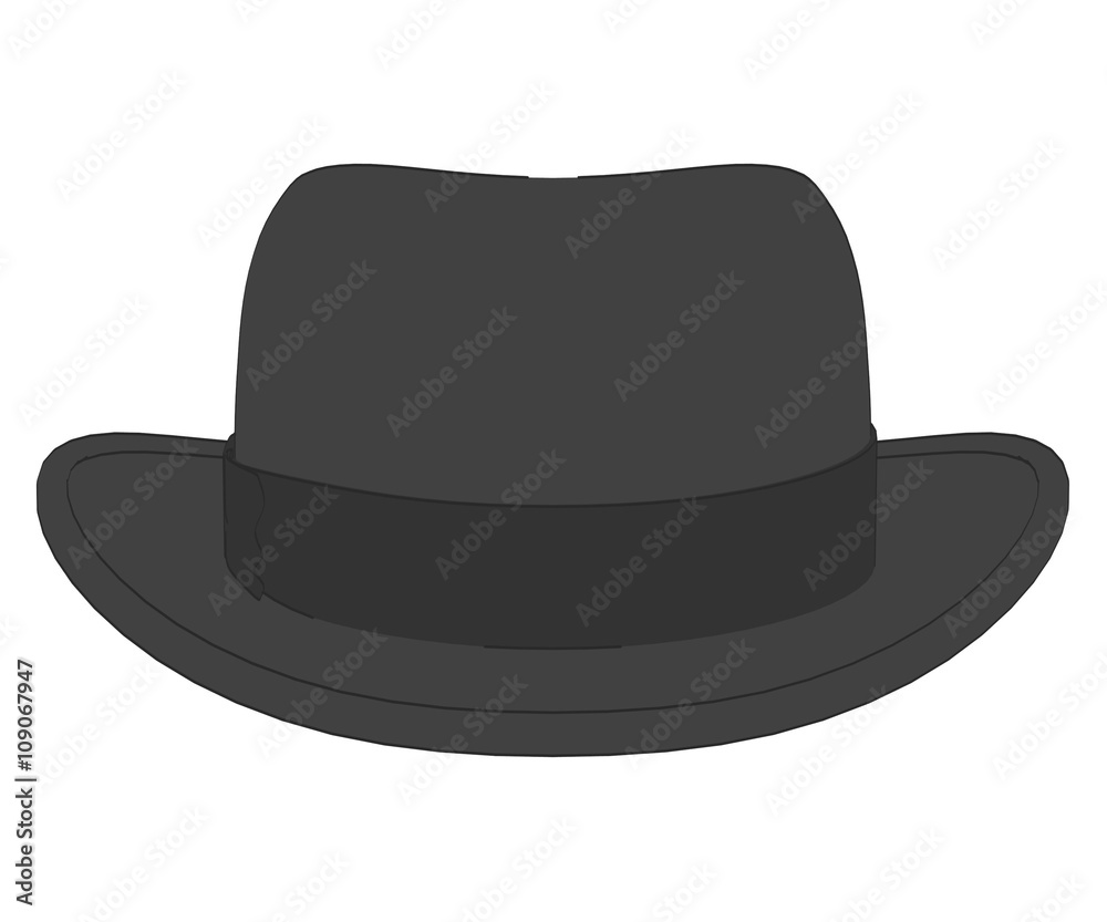 2d cartoon illustration of hat 2d cartoon illustration of hat
