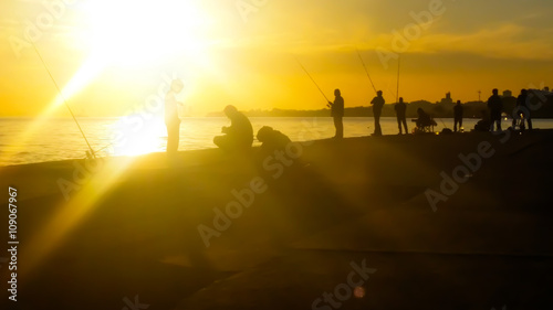 Sunset fishing © Ipek Morel
