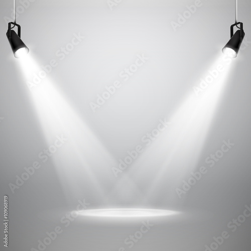 Vector Isolated Spotlight