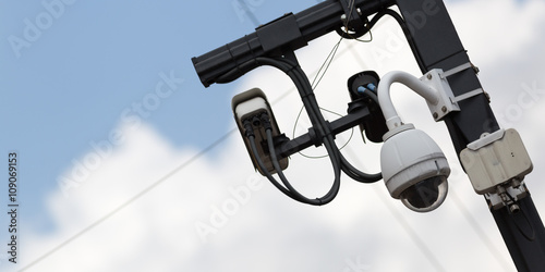 Surveillance cameras outdoor