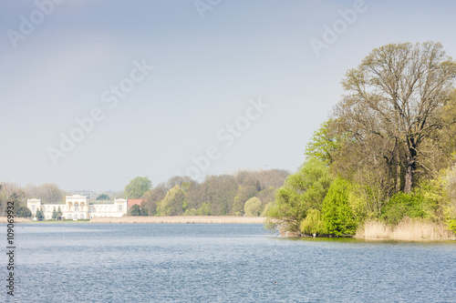 Hranicni Palace, Hlohovecky pond, Czech Republic photo