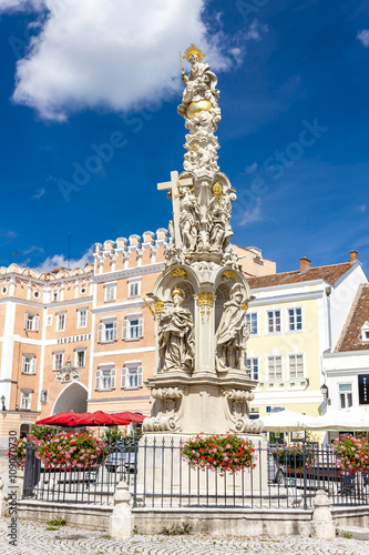 Column of Holy Trinity, Retz, Lower Austria, Austria photo