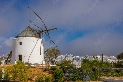 Historische Windmühle in Vejer de la Frontera