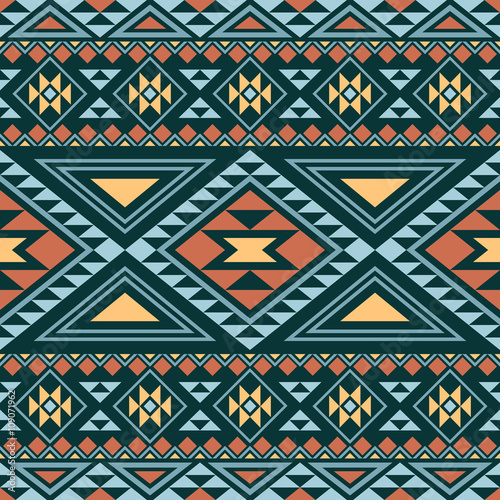 Seamless aztec pattern