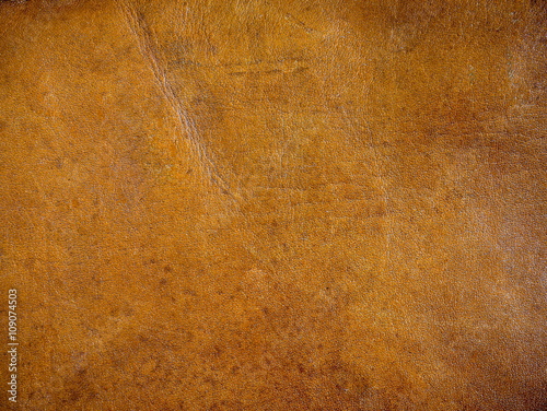 Leather texture of a vintage leather bag