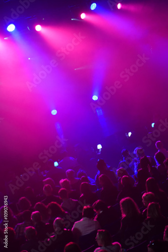 Colorful and vivid stage spotlight background