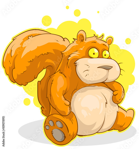 Fat squirrel