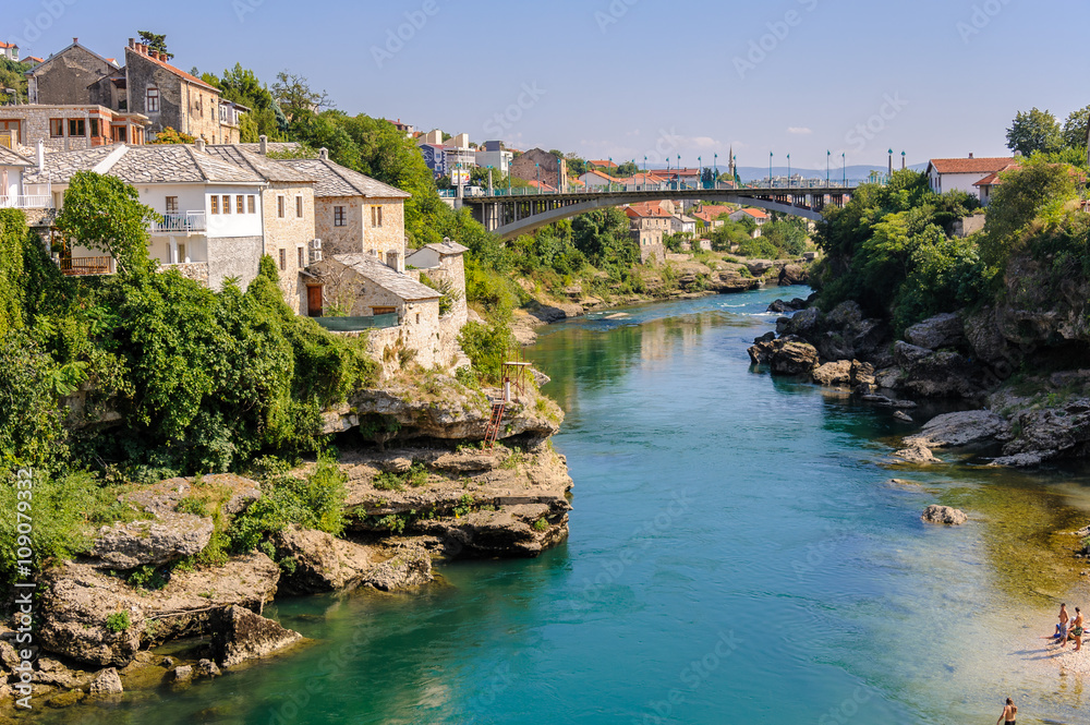 Mostar Neretva river bridge