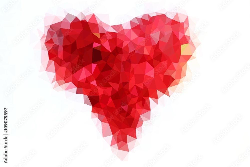 Fototapeta abstract background of triangles