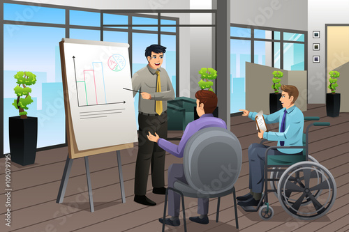 Businessman Meeting in Office