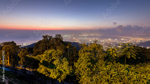 Amazing Sunrise and Sunset in Penang Hill George Town, Penang Malaysia