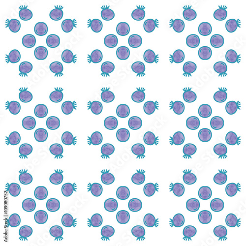 Seamless tiling geometric abstract background © Squirrell