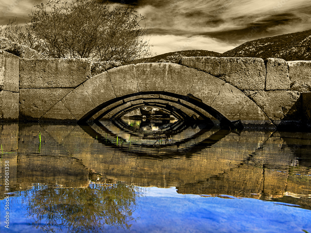 Naklejka premium bridge