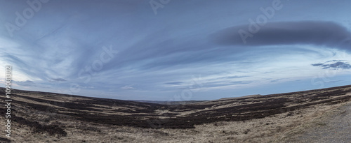 Panoramic on the moors