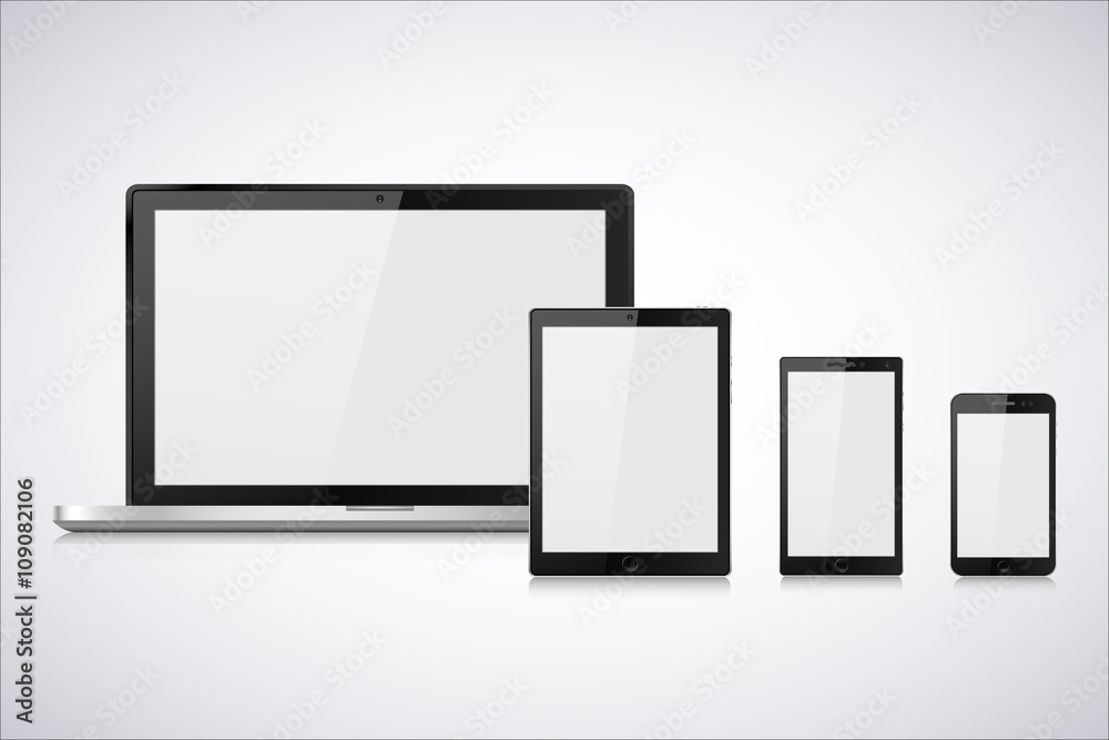 vector illustration modern laptop, phone, tablet isolated on a white background, vector illustration stylish for adaptive web design vector illustration modern laptop, phone, tablet isolated on a white background, vector illustration stylish for adaptive web design