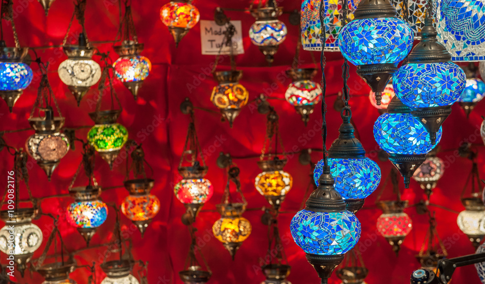 Turkish lanterns at Grand Bazaar, Istanbul