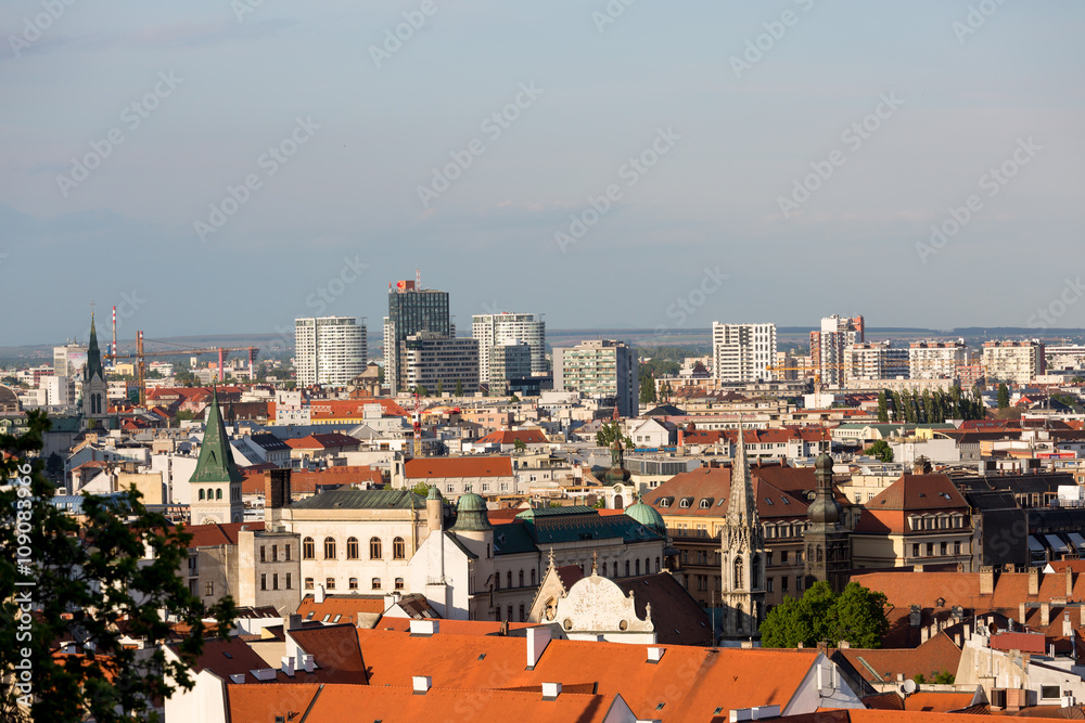 Bratislava cityscape , cathedral St. Martin