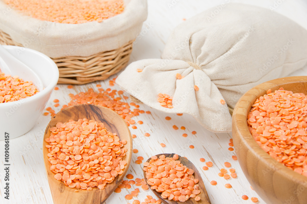 Lentil Seed Heaps