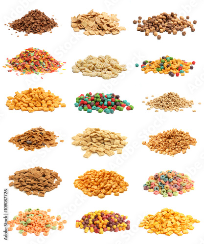 Fototapeta Naklejka Na Ścianę i Meble -  Cereal Collage