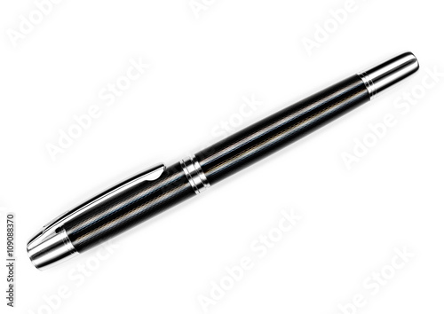 Black metal solid pen