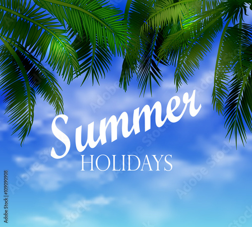 tropical vector background 