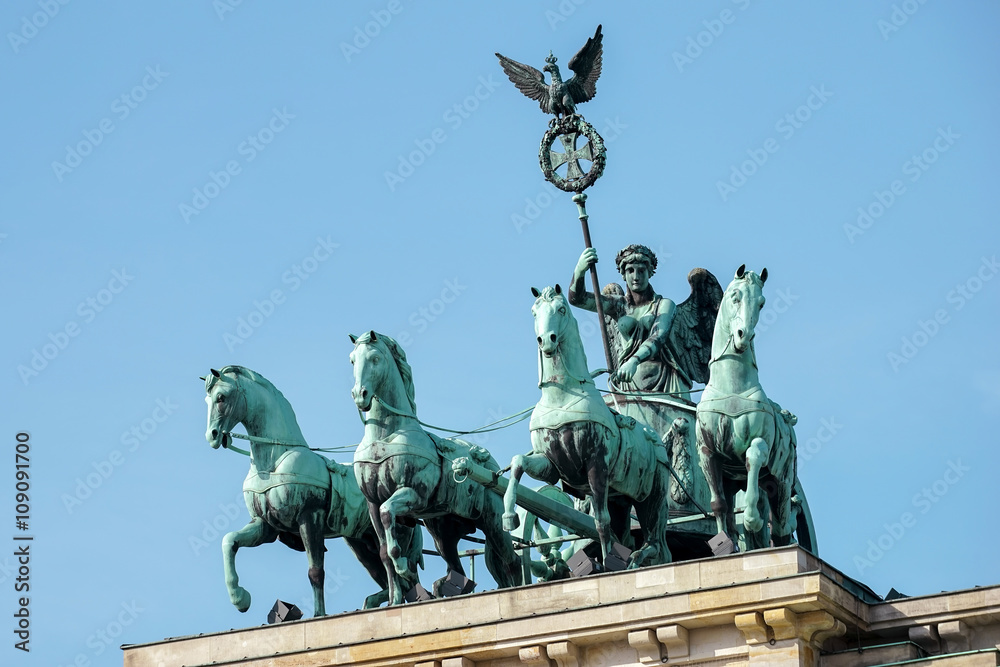 The Brandenburg Gate Monument in Berlin The Brandenburg Gate Monument in Berlin