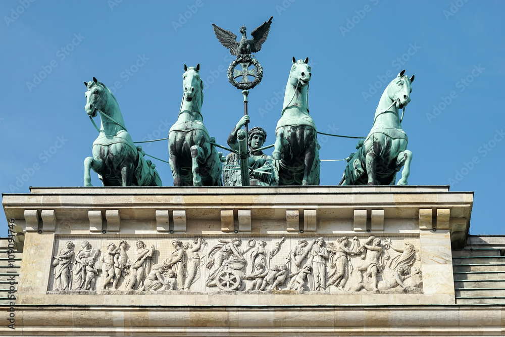 The Brandenburg Gate Monument in Berlin