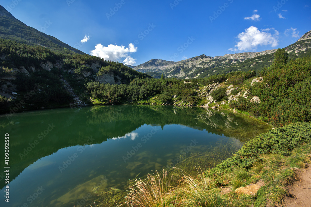The Eye lake, Pirin Mountain, Bulgaria The Eye lake, Pirin Mountain, Bulgaria