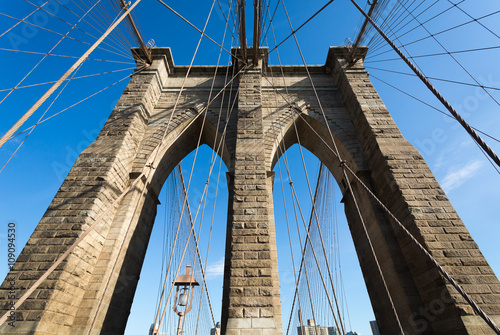 Fototapeta Naklejka Na Ścianę i Meble -  Brooklyn Bridge, New Yor, USA