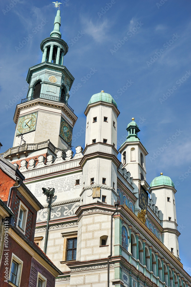 Town Hall Clock Tower in Poznan