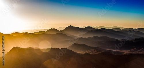 mountain view in israel photo