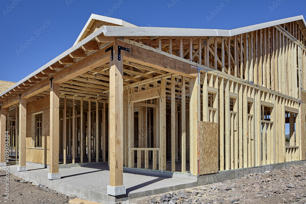 New housing wood frame construction industry