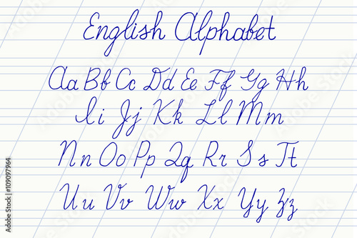 Alphabet letters uppercase  lowercase.